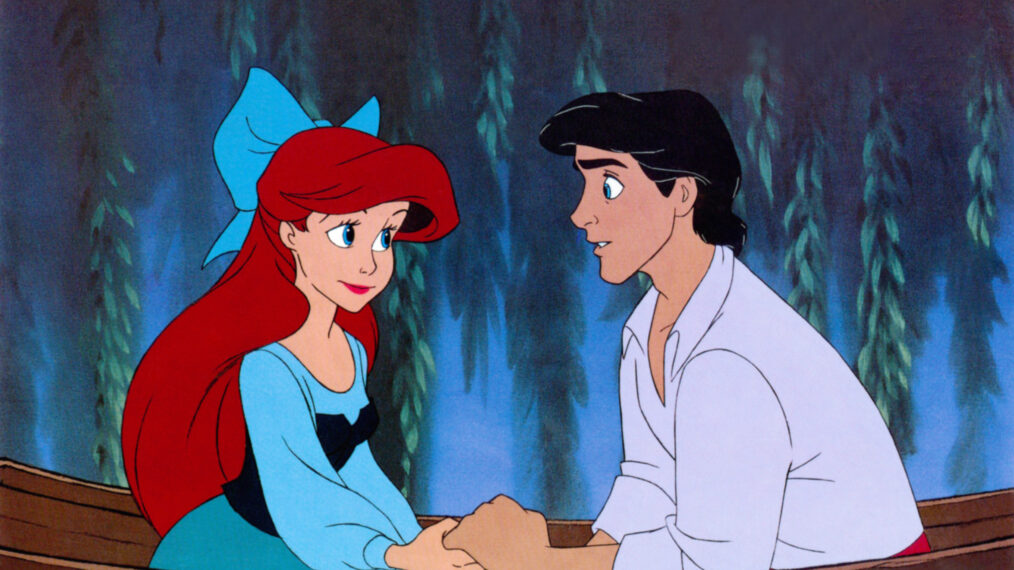 THE LITTLE MERMAID, from left: Ariel, Prince Eric, 1989