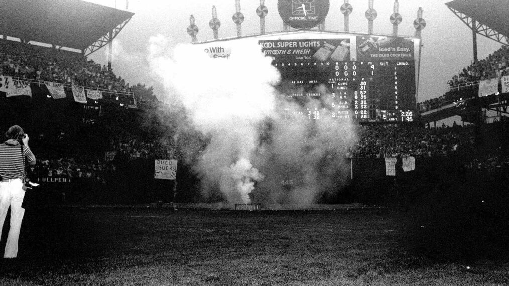Newspapers.com - A White Sox anti-disco promotional event in Chicago  ended in rioting on July 12, 1979. The Disco Demolition Night was  intended to draw crowds through reduced ticket prices and the