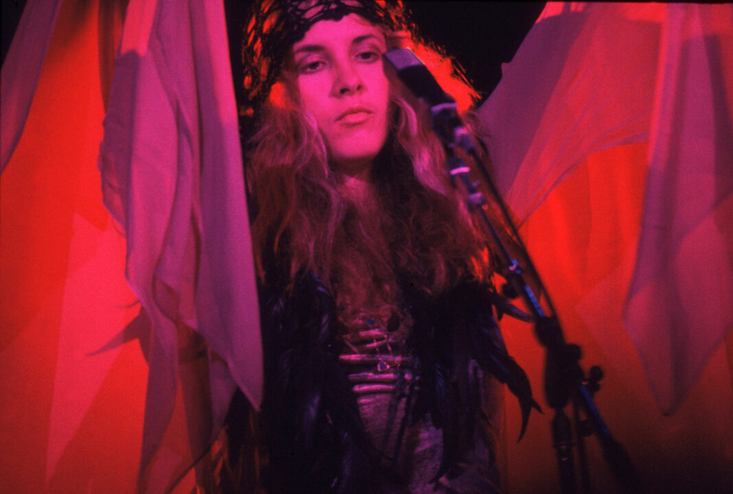 American singer Stevie Nicks, of the group Fleetwood Mac, performs at the Alpine Valley Music Theater, East Troy, Wisconsin, July 19, 1978.