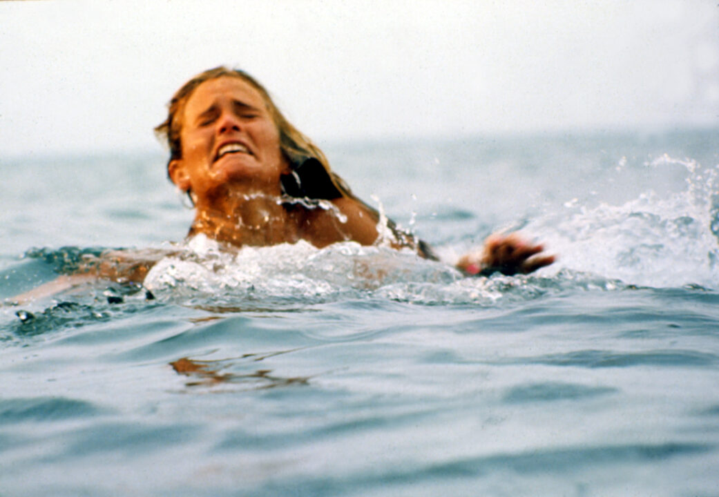 JAWS, scene, Susan Backlinie, 1975