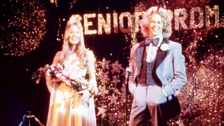 CARRIE, from left: Sissy Spacek, William Katt, 1976 CARI 002 OS(17165)