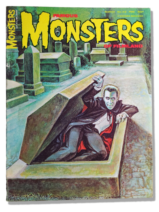 Famous Monsters #43 cover by Ron Cobb