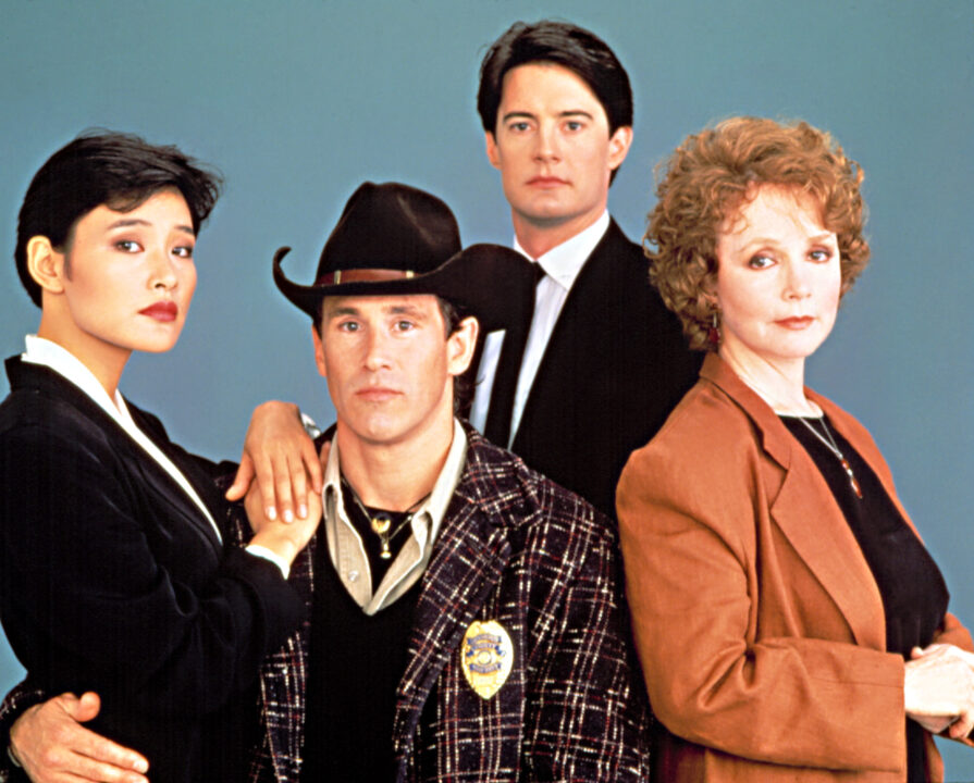 TWIN PEAKS, Joan Chen, Michael Ontkean, Kyle MacLachlan, Piper Laurie, 1990-91.