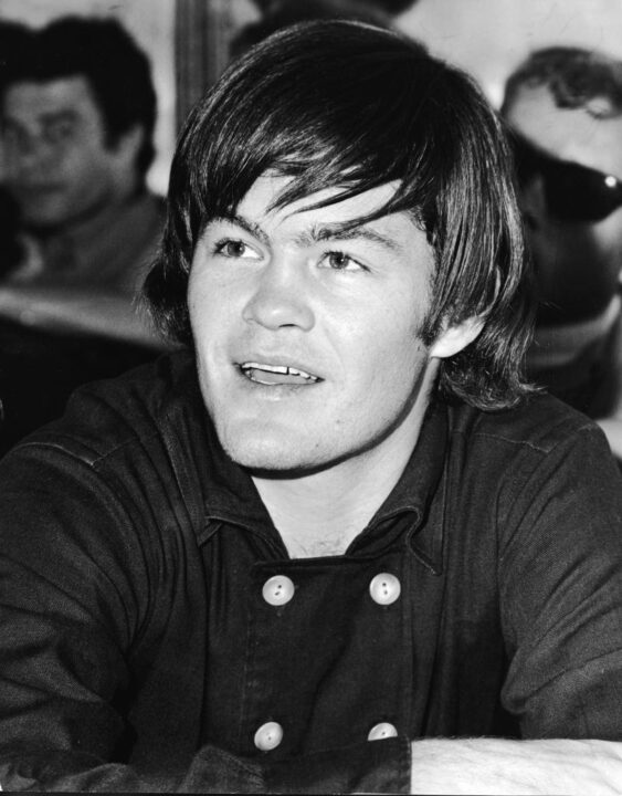 Portrait of American musician and actor Mickey Dolenz, in a double-breasted shirt, of popular music and television group the Monkees, late 1960s