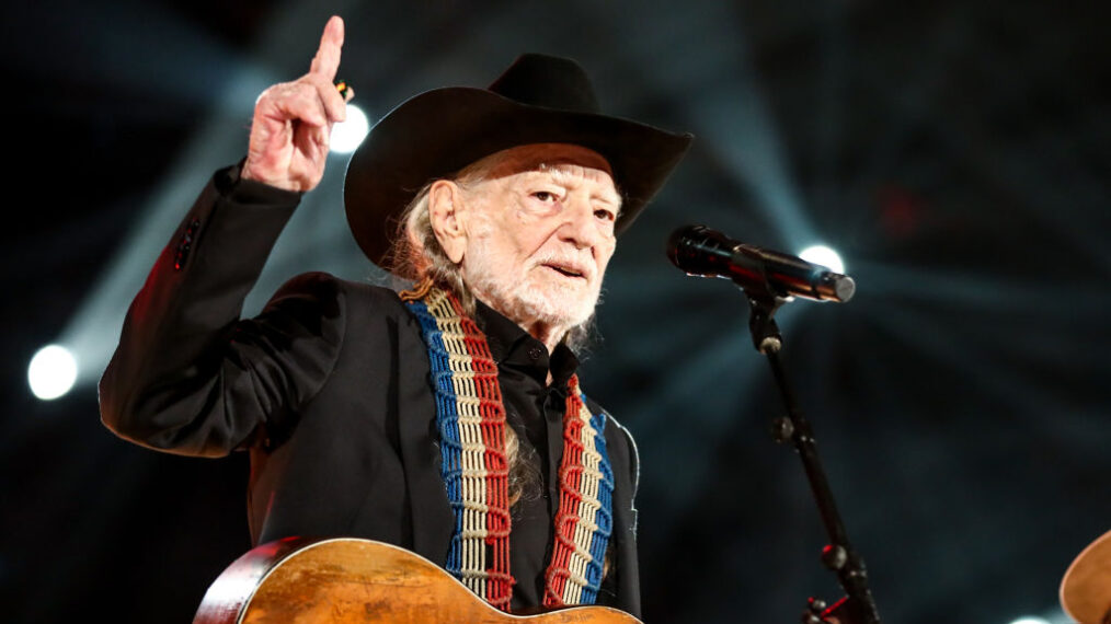 Willie Nelson performs at MusiCares Person of the Year honoring Dolly Parton at Los Angeles Convention Center on February 08, 2019 in Los Angeles, California