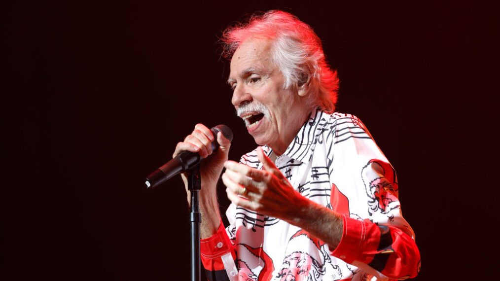 Joe Bonsall of The Oak Ridge Boys performs at the Ryman Auditorium on December 12, 2023 in Nashville, Tennessee