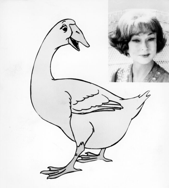 Charlotte's Web Agnes Moorehead as The Goose (voice)1973, animated feature
