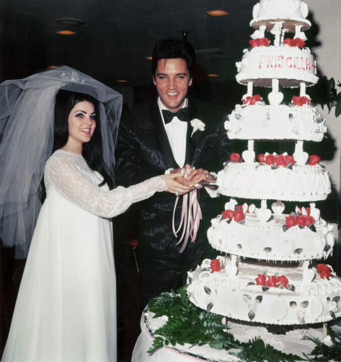 UNITED STATES - MAY 01: Wedding Photos of Elvis Presley to Priscilla on May 01,1967 