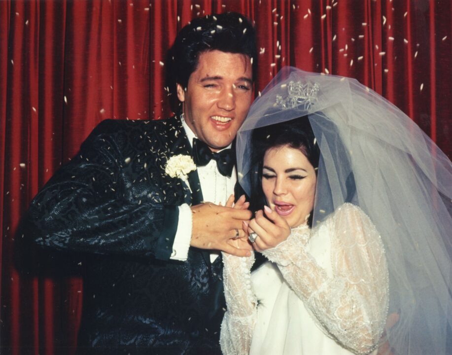 UNITED STATES - MAY 01: Wedding Photos of Elvis Presley to Priscilla on May 01,1967 