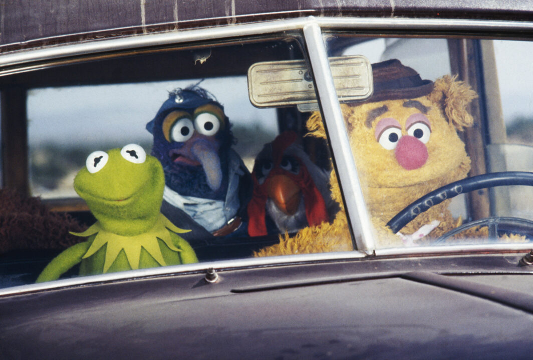 The Muppet Movie Kermit the Frog, The Great Gonzo, chicken, Fozzie Bear, 1979