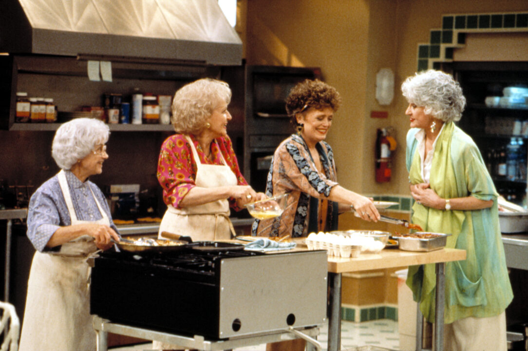 The Golden Palace Estelle Getty, Betty White, Rue McClanahan, Bea Arthur, 1992-1993