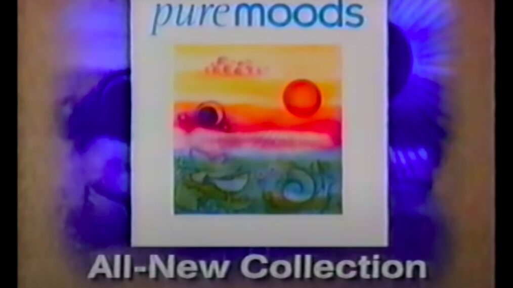 screenshot from a 1990s commercial for the compilation album 