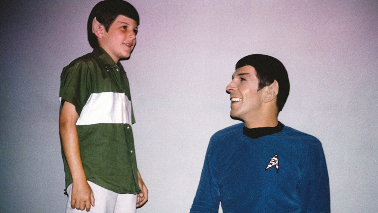 FOR THE LOVE OF SPOCK, from left, Adam Nimoy, Leonard Nimoy, in the late 1960s, 2016, 