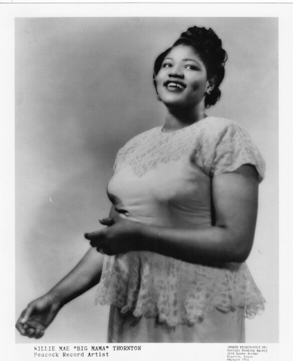 Big Mama Thornton, studio portrait, USA, 1955