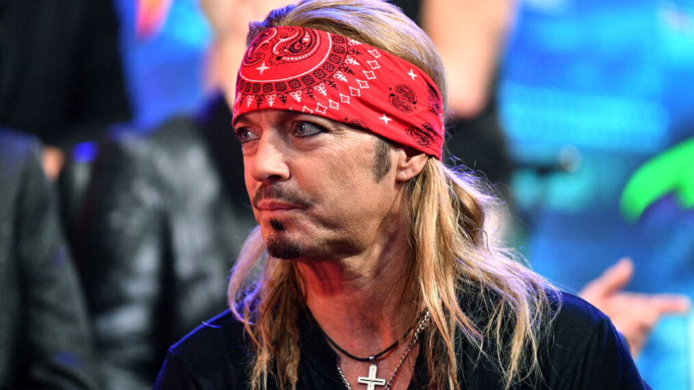 Bret Michaels of Poison speaks during the press conference for THE STADIUM TOUR DEF LEPPARD - MOTLEY CRUE - POISON at SiriusXM Studios on December 04, 2019 in Los Angeles, California