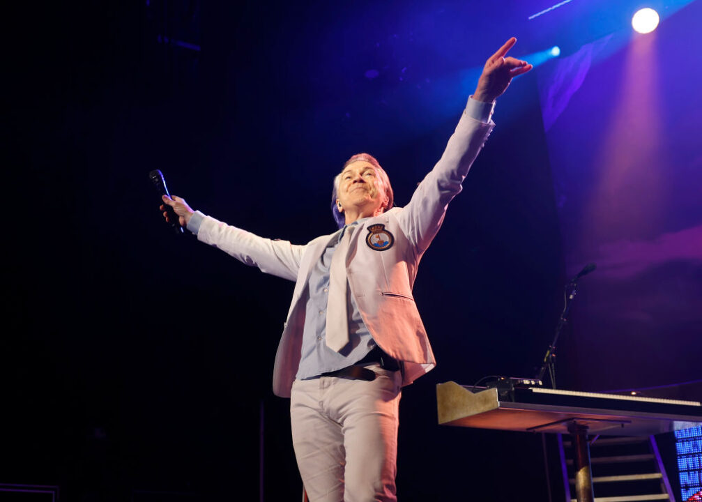 Lawrence Gowan of the band Styx performs at the Ryman Auditorium on June 17, 2023 in Nashville, Tennessee