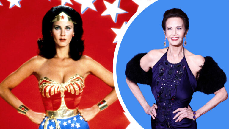 Lynda Carter then and now Wonder Woman