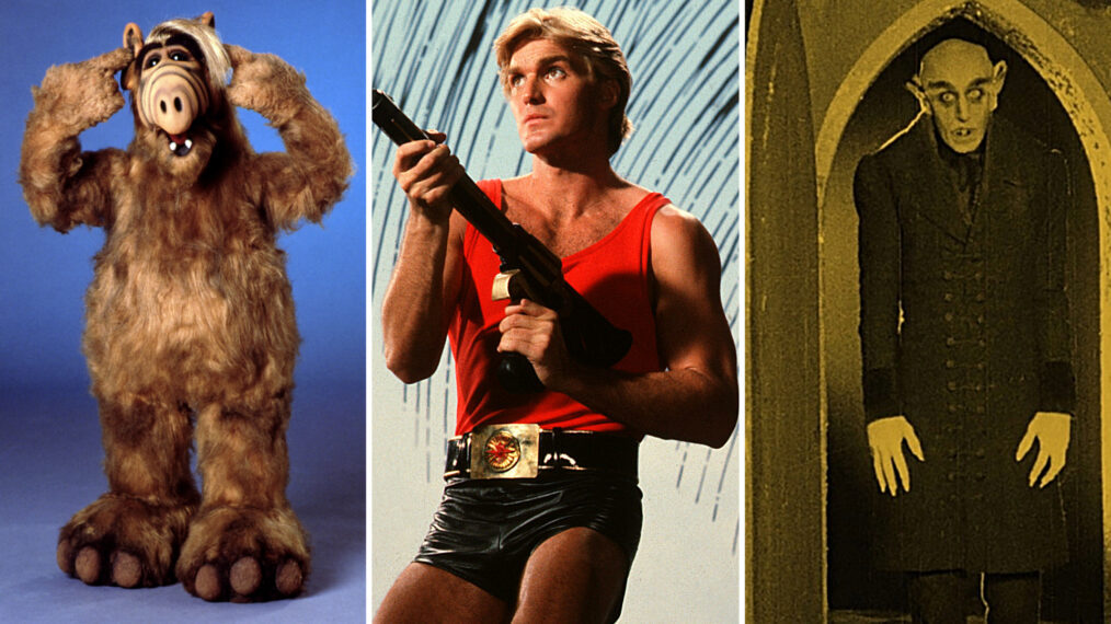 ALF, Flash Gordon and Nosferatu collage