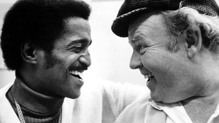 ALL IN THE FAMILY, Sammy's Visit (Season 2), Sammy Davis Jr., Carroll O'Connor, 02-19-1972. 1971-79