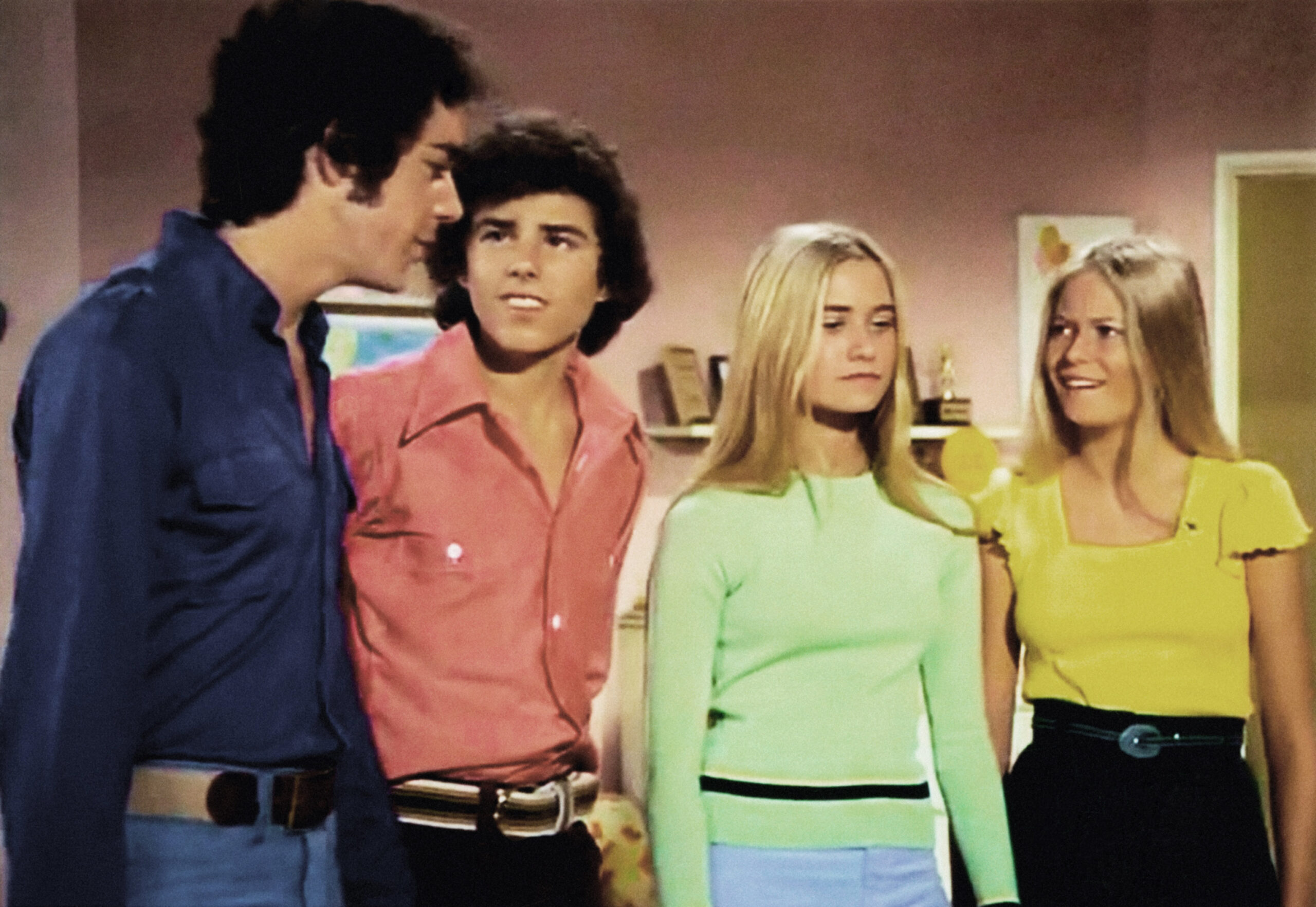 THE BRADY BUNCH, (from left): Barry Williams, Christopher Knight, Maureen McCormick, Eve Plumb, 1969-1974.