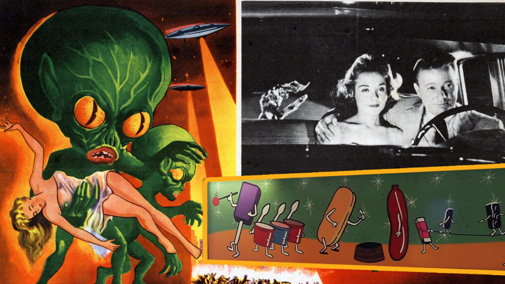 INVASION OF THE SAUCER MEN, Drive-in Collage