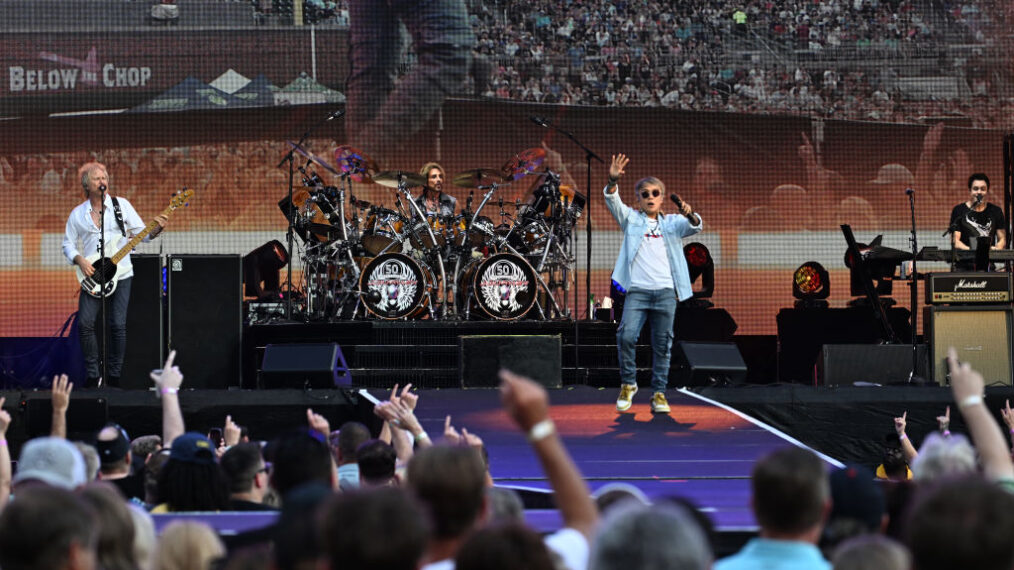 Arnel Pineda of Journey performs onstage during the 