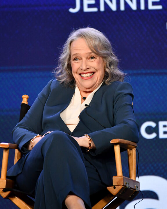 PASADENA, CALIFORNIA - JULY 13: Kathy Bates speaks onstage at the "Matlock" Presentation Q&A during the CBS Network portion of the 2024 TCA Summer Press Tour at The Langham Huntington, Pasadena on July 13, 2024 in Pasadena, California. 