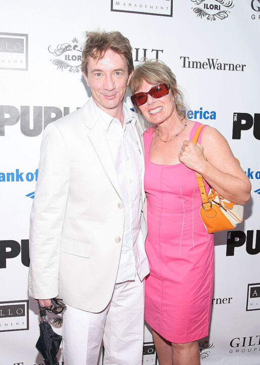 Actor Martin Short and wife, actress Nancy Dolman attend the 2009 Shakespeare in the Park opening night gala performance of "Twelfth Night" at the Delacorte Theater on June 25, 2009 in New York City