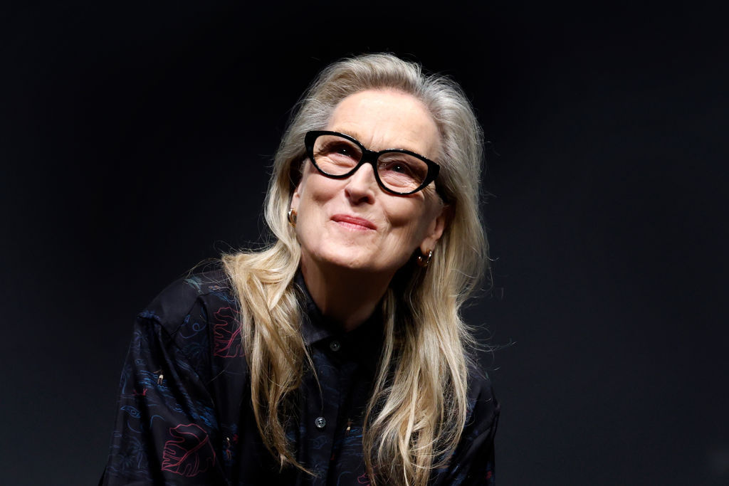 Meryl Streep attends a rendez-vous with Meryl Streep at the 77th annual Cannes Film Festival at Palais des Festivals on May 15, 2024 in Cannes, France