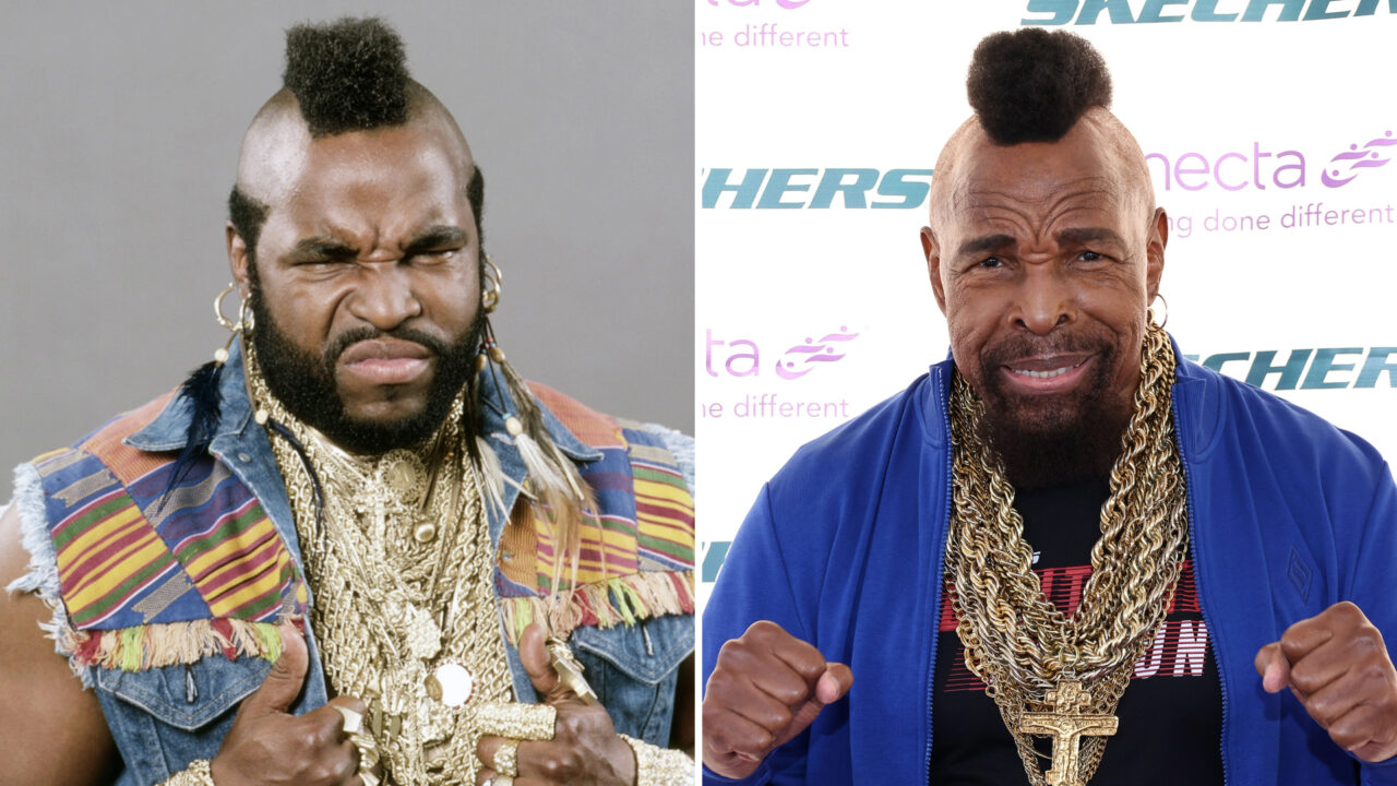 Mr. T Then and now