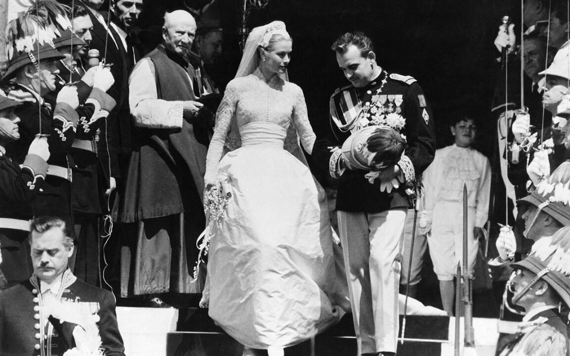 WEDDING IN MONACO, Grace Kelly, Prince Rainier, 1956