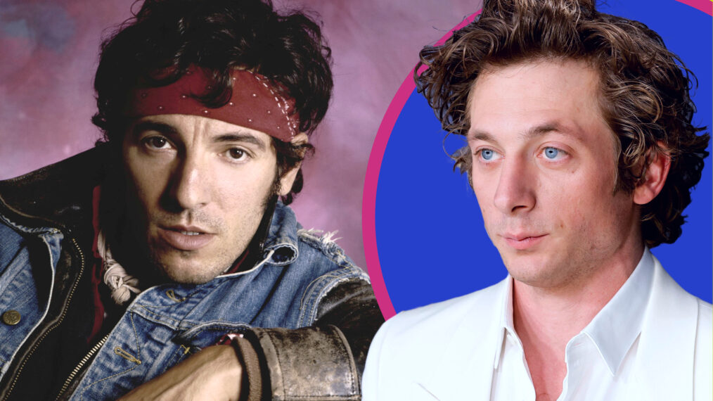 Bruce Springsteen and Jeremy Allen White Collage