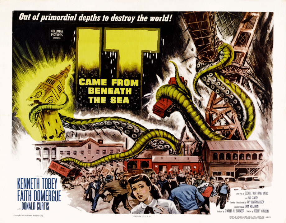 IT CAME FROM BENEATH THE SEA, 1955.