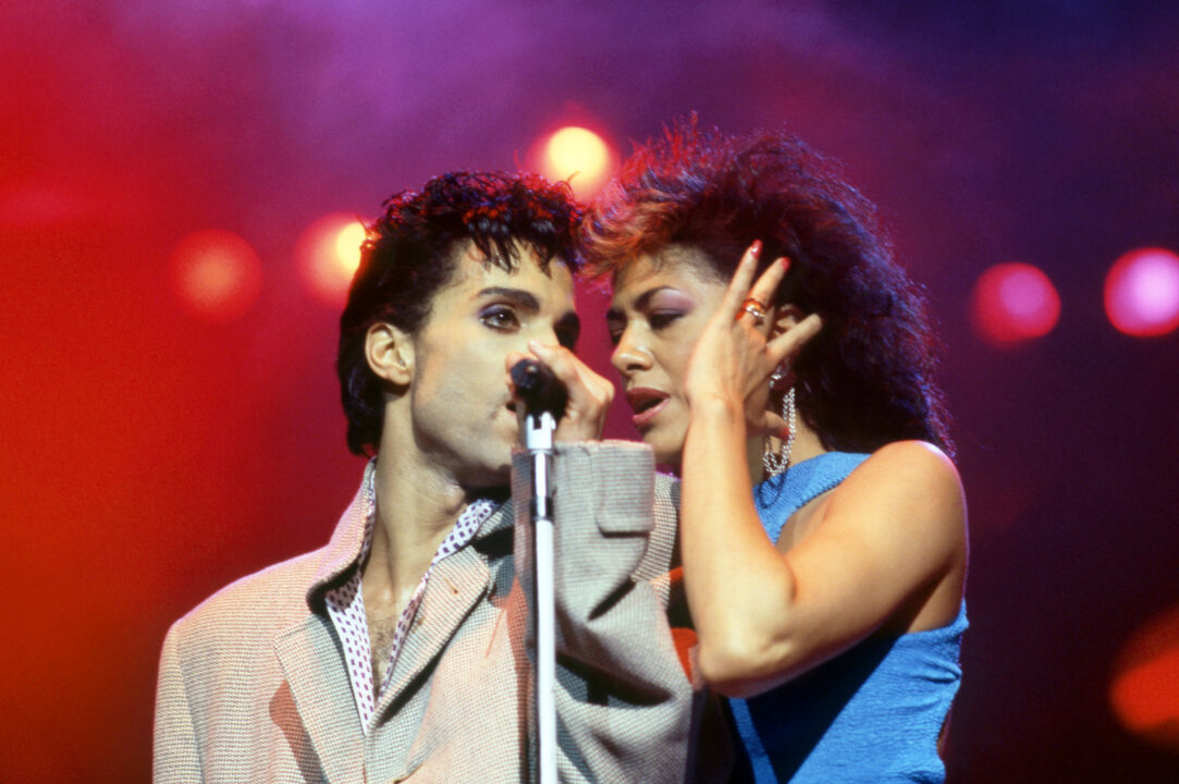 DETROIT, MI - JUNE 7: American singer Prince (1958-2016) sings with American singer Sheila E performs on stage during the 1986 Parade Tour on June 7, 1986 at the Cobo Arena in Detroit, Michigan. 