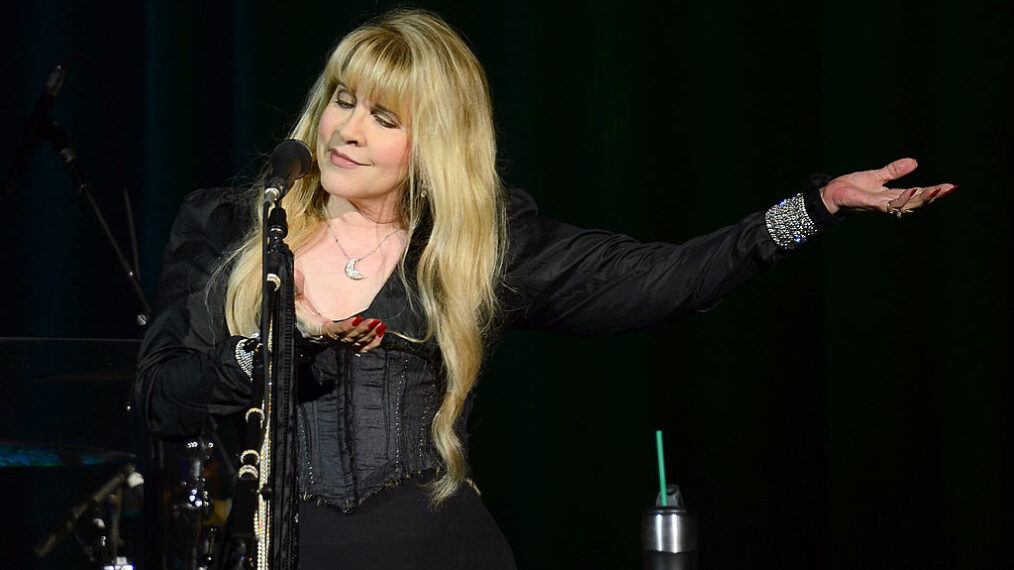 Stevie Nicks performs on stage at the Elton John AIDS Foundation's 11th Annual An Enduring Vision Benefit at Cipriani Wall Street on October 15, 2012 in New York City