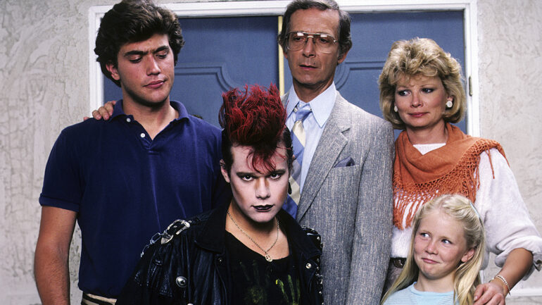 THE DAY MY KID WENT PUNK ROCK - Walt Disney Television via Getty Images Afterschool Special - Gallery - Airdate: October 23, 1987. L-R: CRAIG BIERKO;JAY UNDERWOOD;BERNIE KOPELL;MEGAN FAHEY;CHRISTINE BELFORD