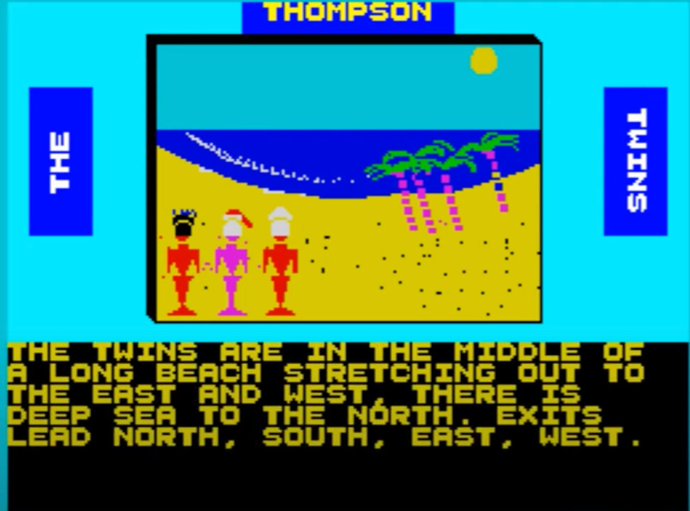 Thomson Twins Adventure Game