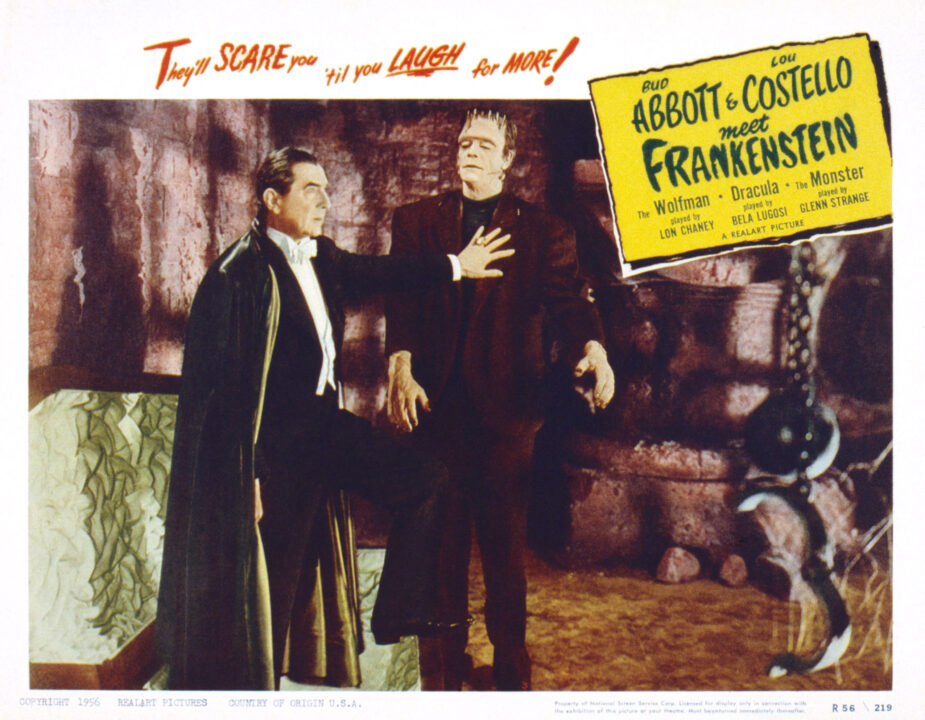 ABBOTT AND COSTELLO MEET FRANKENSTEIN, from left, Bela Lugosi, Glenn Strange, 1948