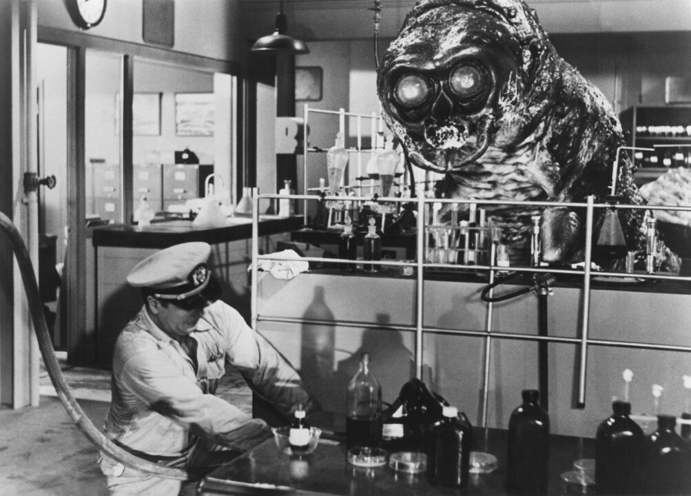 THE MONSTER THAT CHALLENGED THE WORLD, Tim Holt, 1958