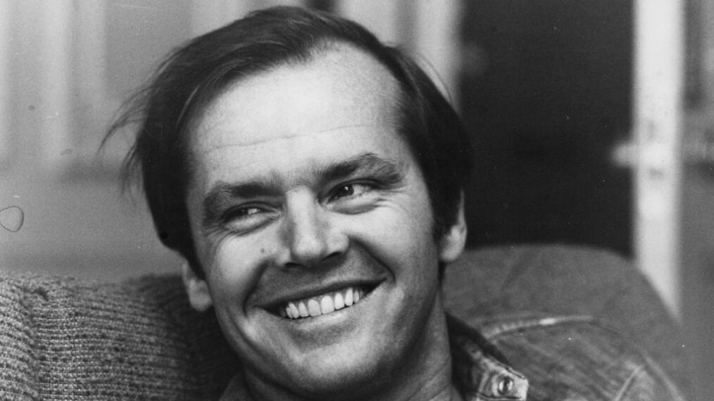 American actor Jack Nicholson smiling at the camera