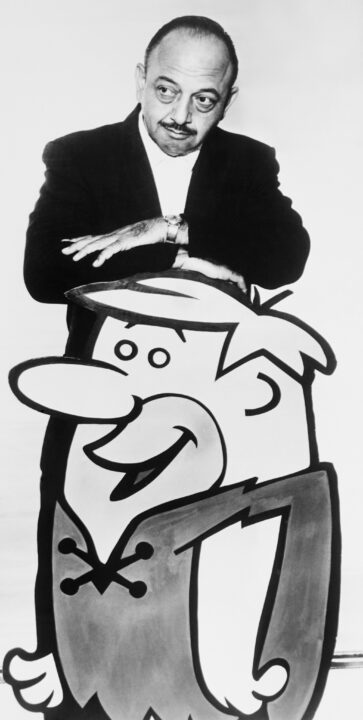 THE FLINTSTONES, Mel Blanc, the voice of Barney Rubble, 1960-1966