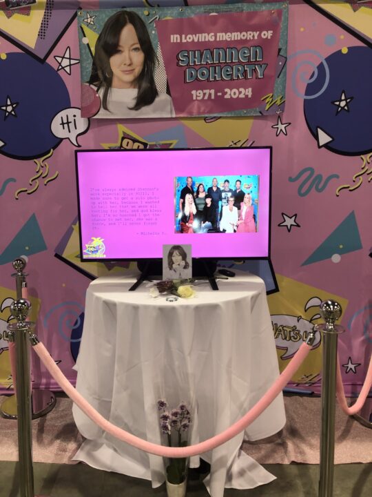 shannen doherty memorial at 90s con, daytona beach, 2024