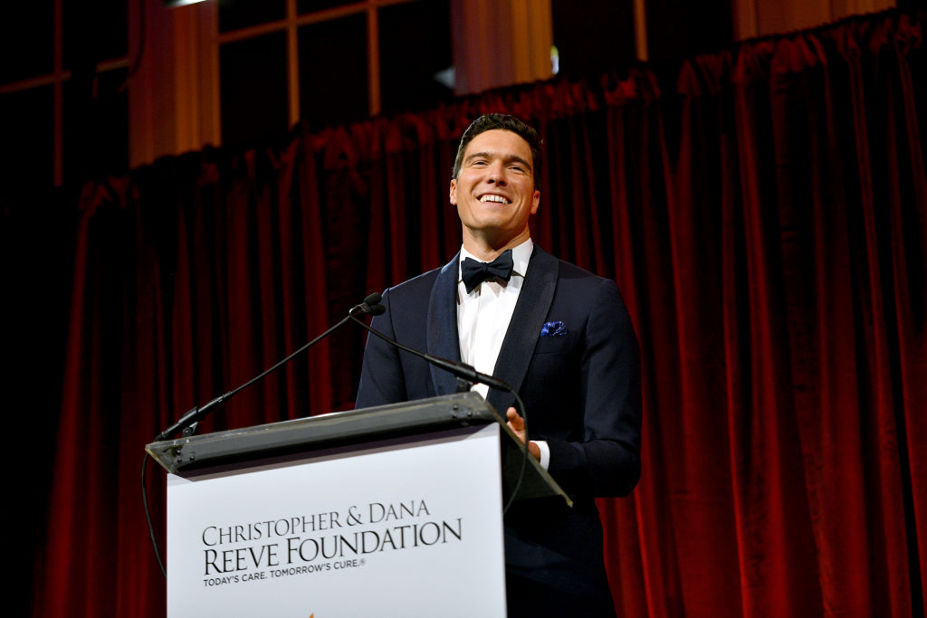 Will Reeve speaks onstage during the Christopher & Dana Reeve Foundation Gala 2019 at Cipriani South Street on November 14, 2019 in New York City