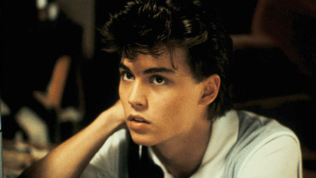 A NIGHTMARE ON ELM STREET, Johnny Depp, 1984. 