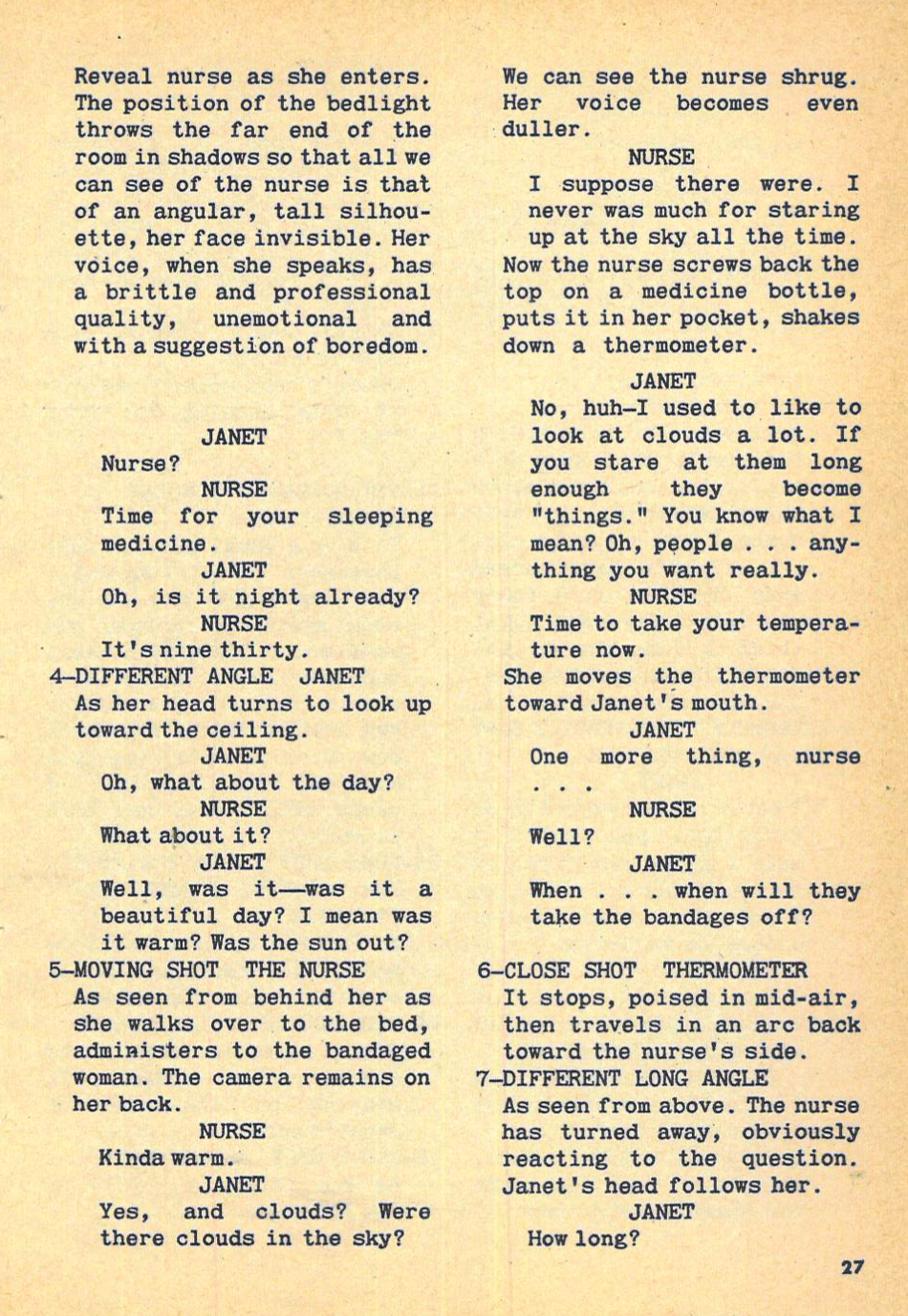 TV Guide Nov 5, 1960 , article reprint script of an episode of The Twilight Zone