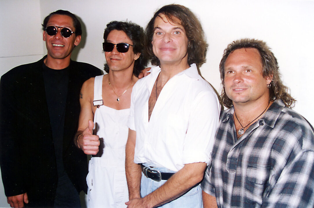 Alex Van Halen, Eddie Van Halen, David Lee Roth and Michael Anthony 