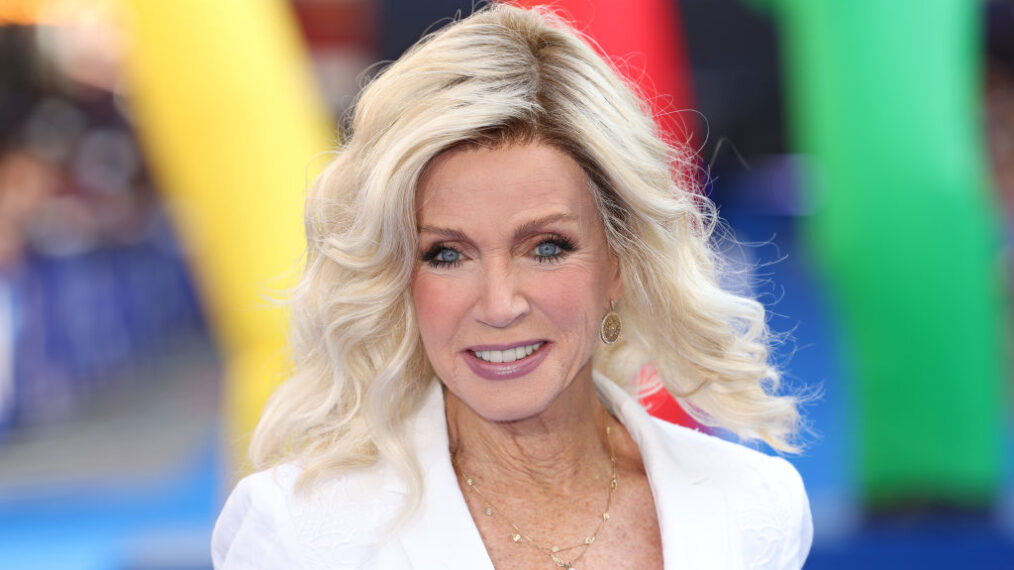 Donna Mills attends the UK premiere of 