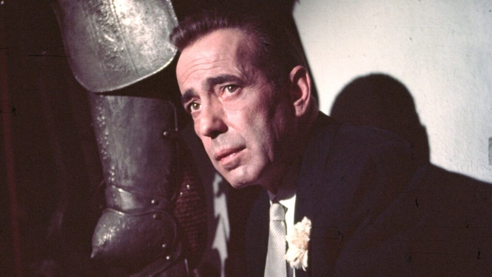 1954: Humphrey DeForest Bogart (1899 - 1957) best known for his detective roles in film noir.