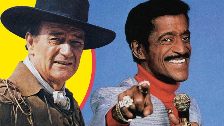 Sammy Davis Jr and John Wayne Collage