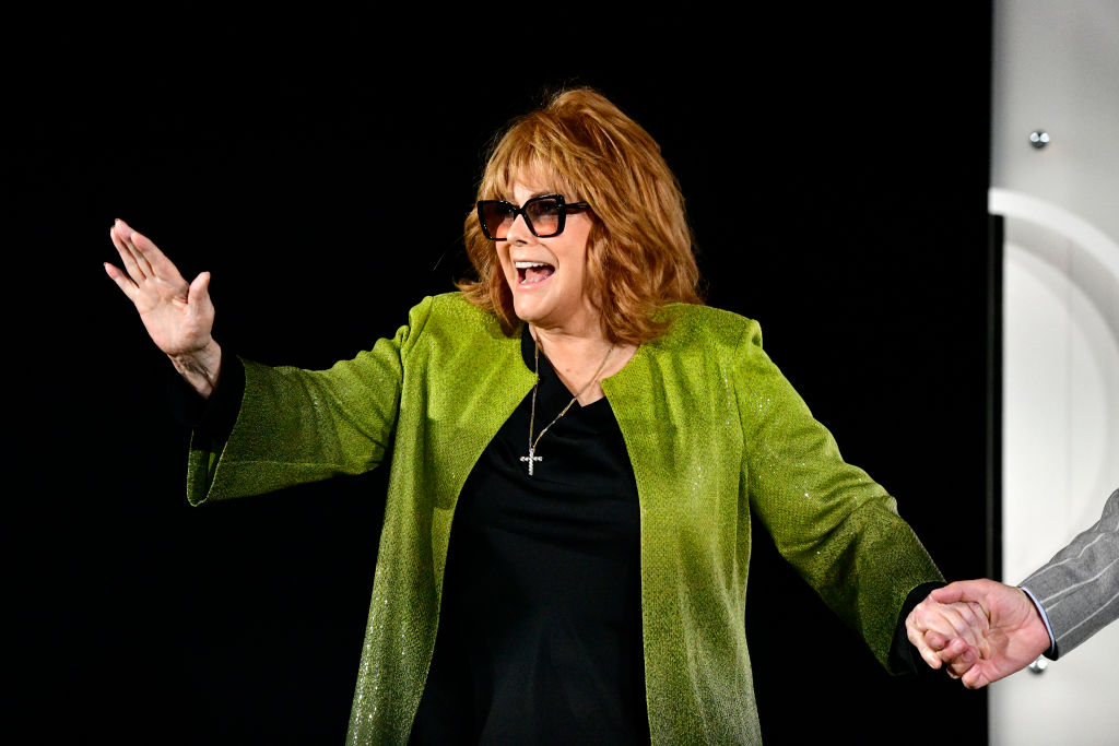 Ann-Margret speaks onstage during the screening for “Bye Bye Birdie” during the 2023 TCM Classic Film Festival on April 15, 2023 in Los Angeles, California